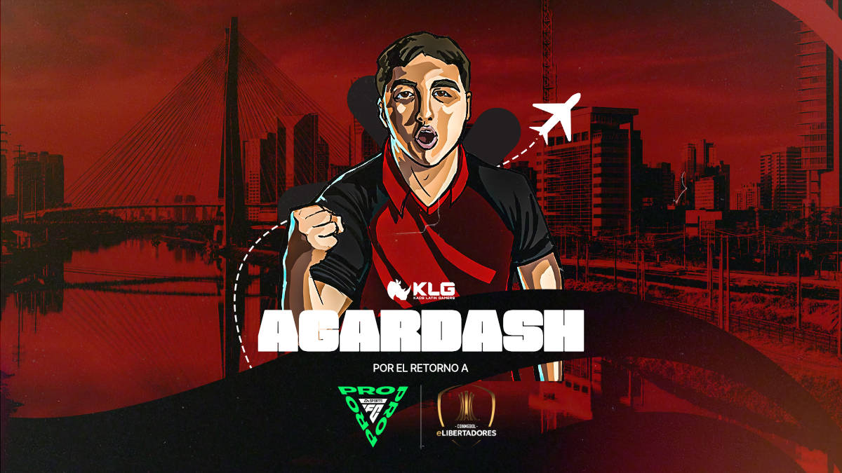 agardash, Pro Player de KLG, por el retorno a la CONMEBOL eLibertadores 2025